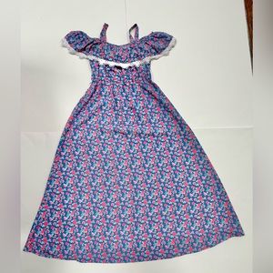 Lavender Girls size 8 maxi floral dress